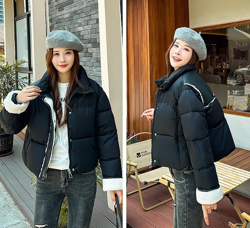 Stylish Quilted Women's Raincoat