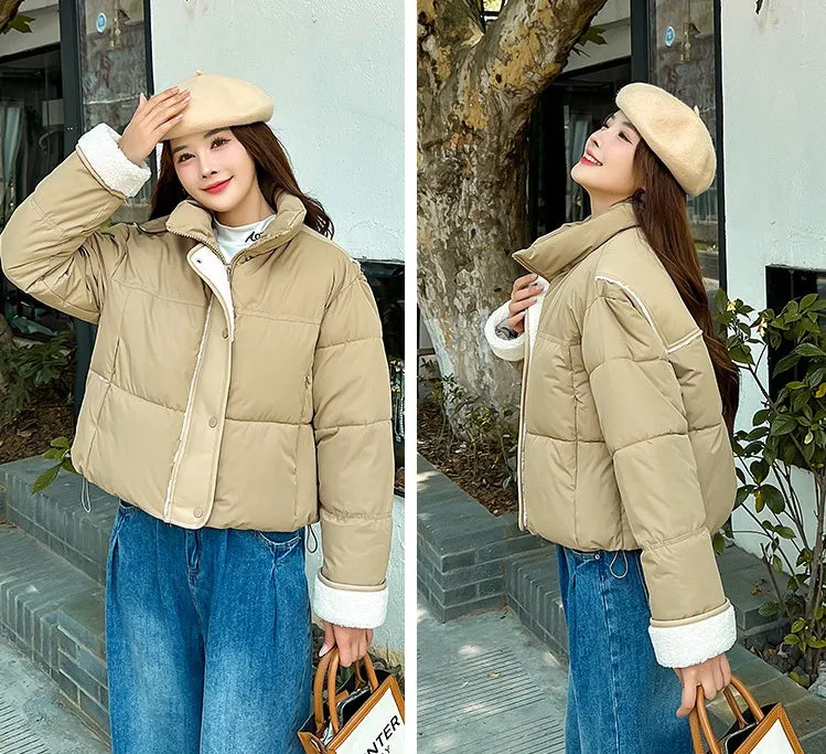 Stylish Quilted Women's Raincoat