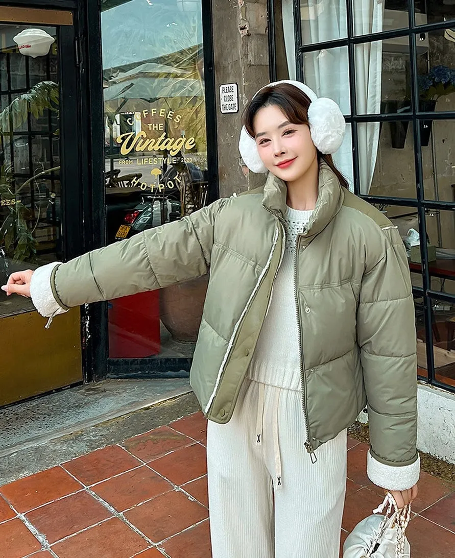 Stylish Quilted Women's Raincoat