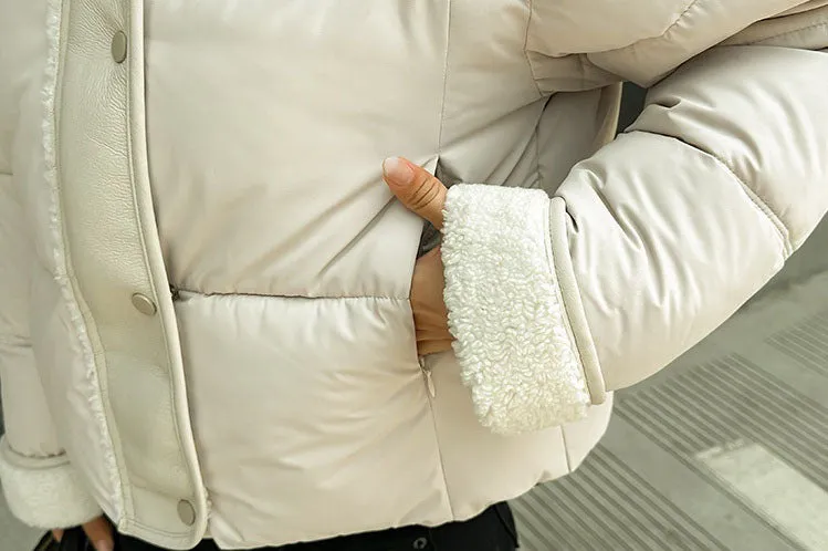 Stylish Quilted Women's Raincoat