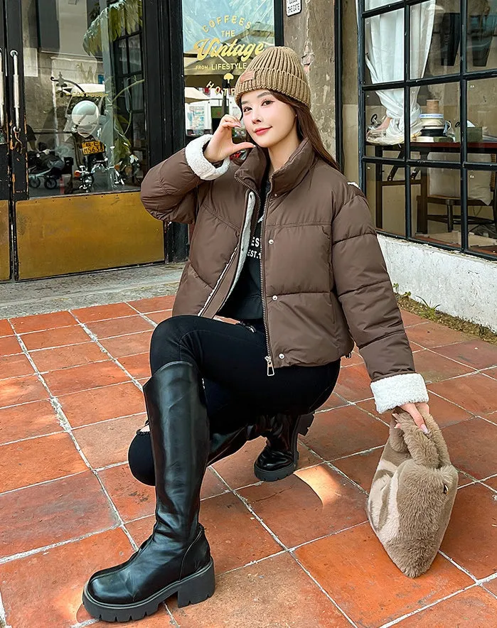 Stylish Quilted Women's Raincoat