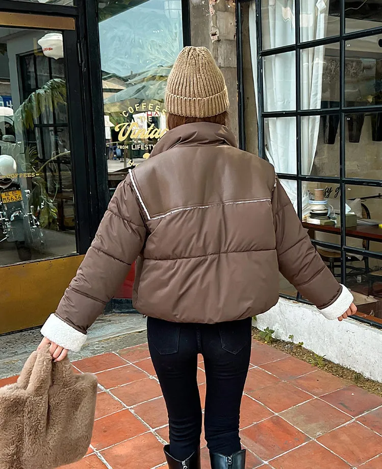 Stylish Quilted Women's Raincoat