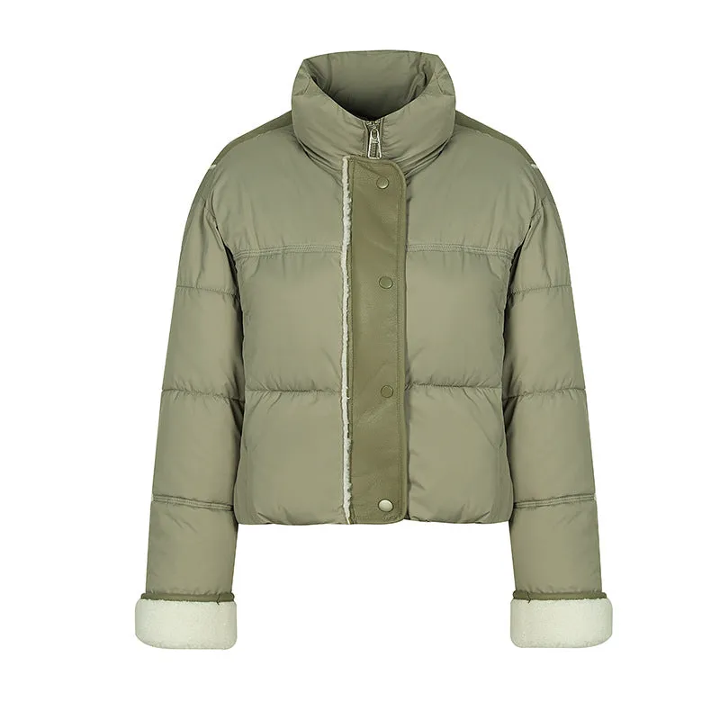 Stylish Quilted Women's Raincoat