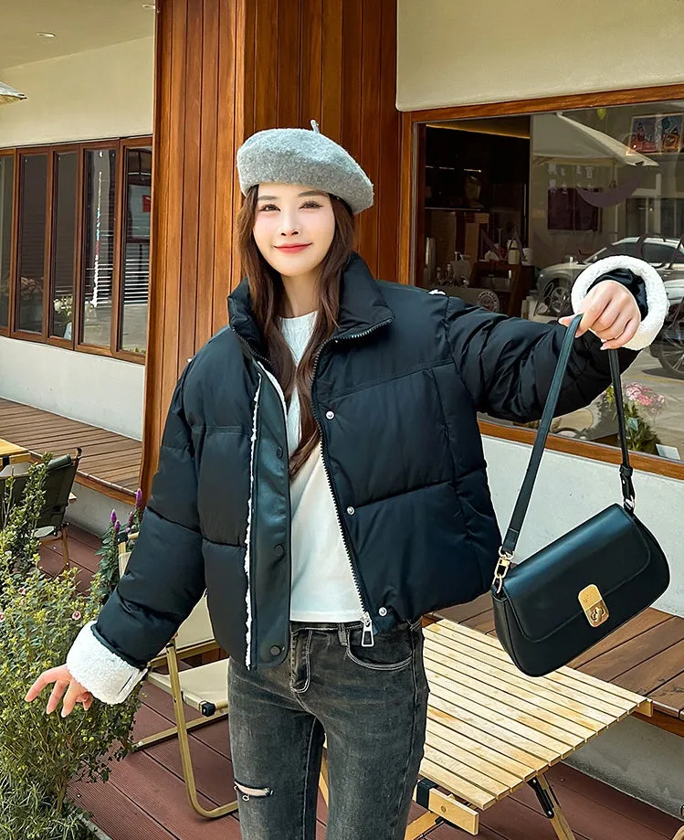 Stylish Quilted Women's Raincoat