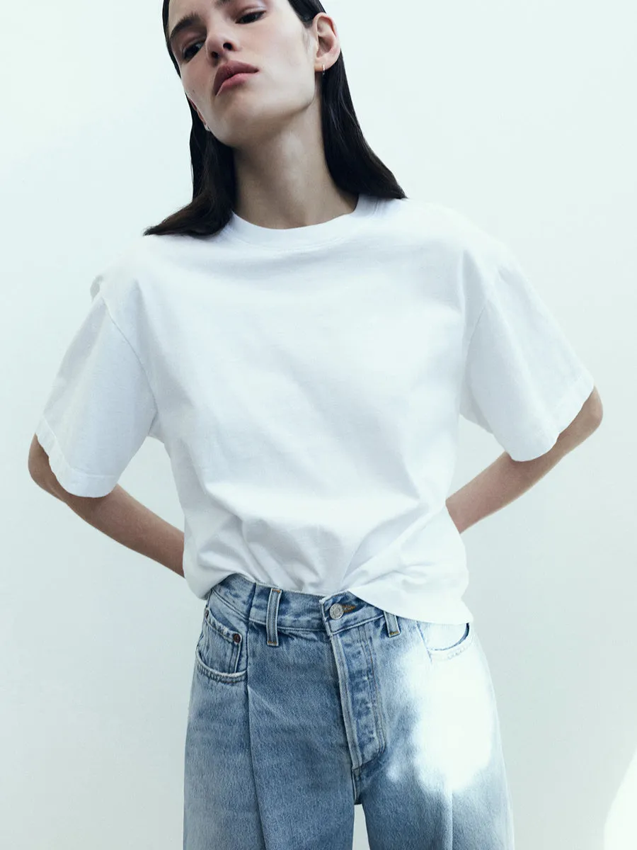 Sulma Tee in White