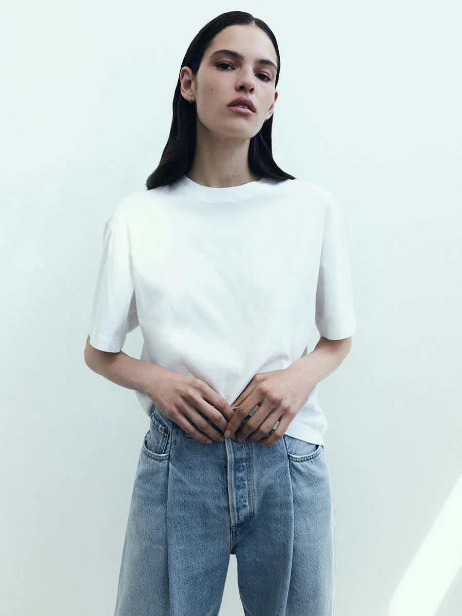 Sulma Tee in White