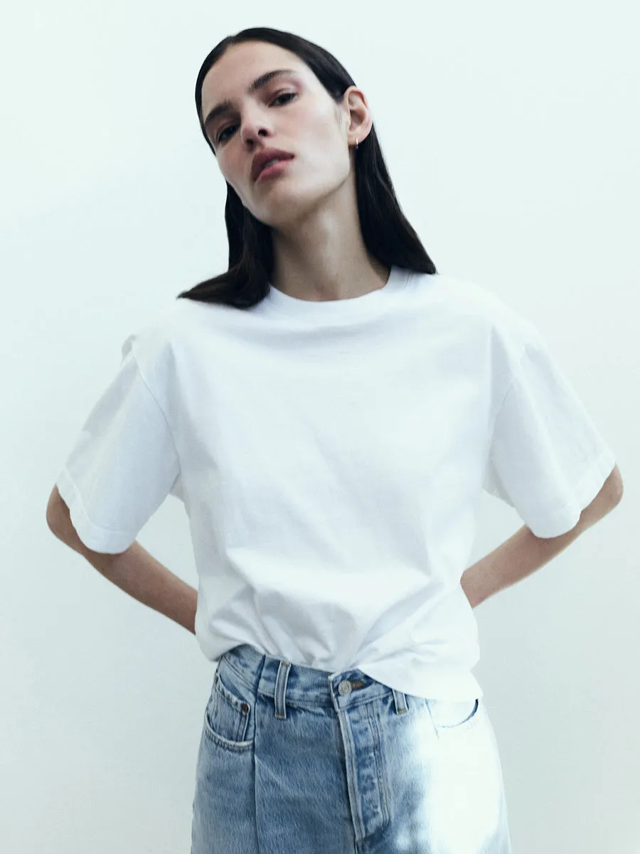 Sulma Tee in White