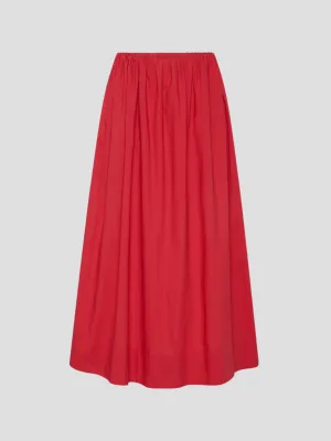 Sylvie Skirt in Ruby Red