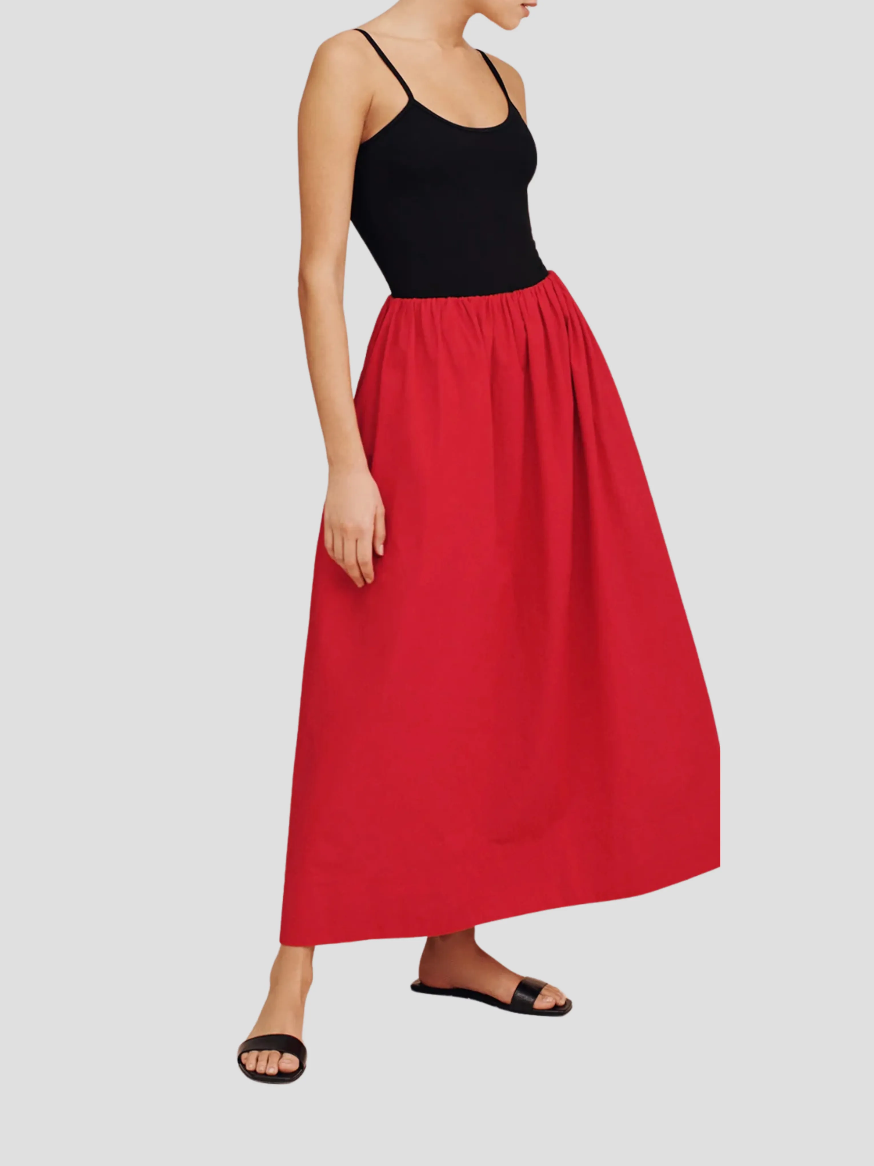 Sylvie Skirt in Ruby Red