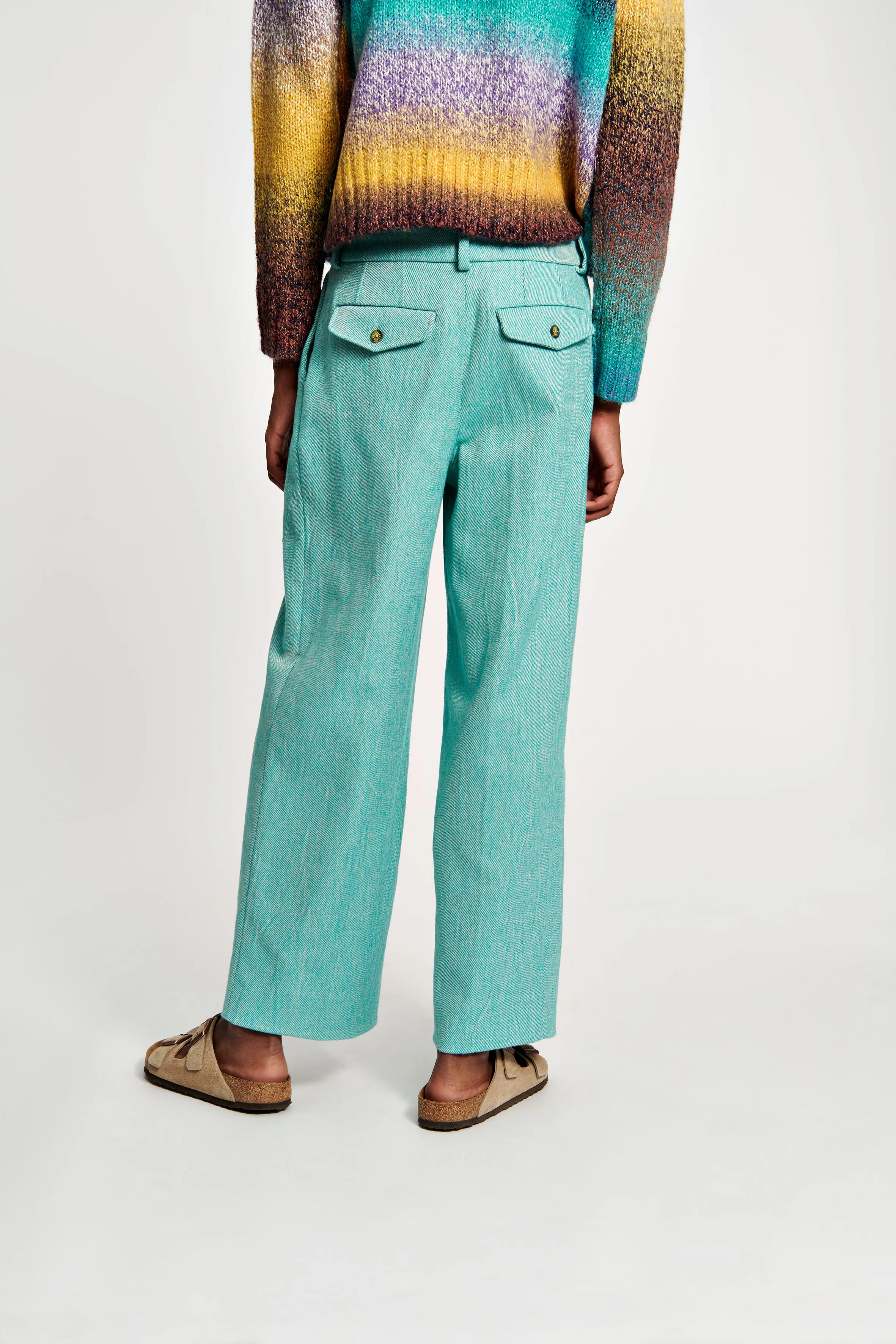 Tailored Flat Front Trousers