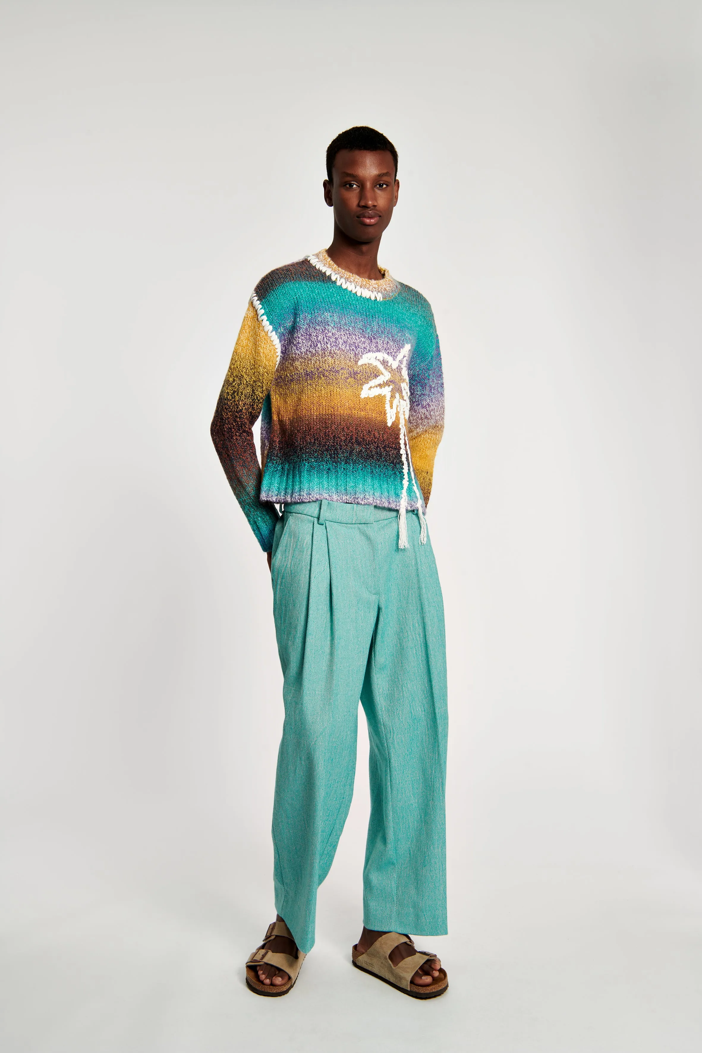 Tailored Flat Front Trousers
