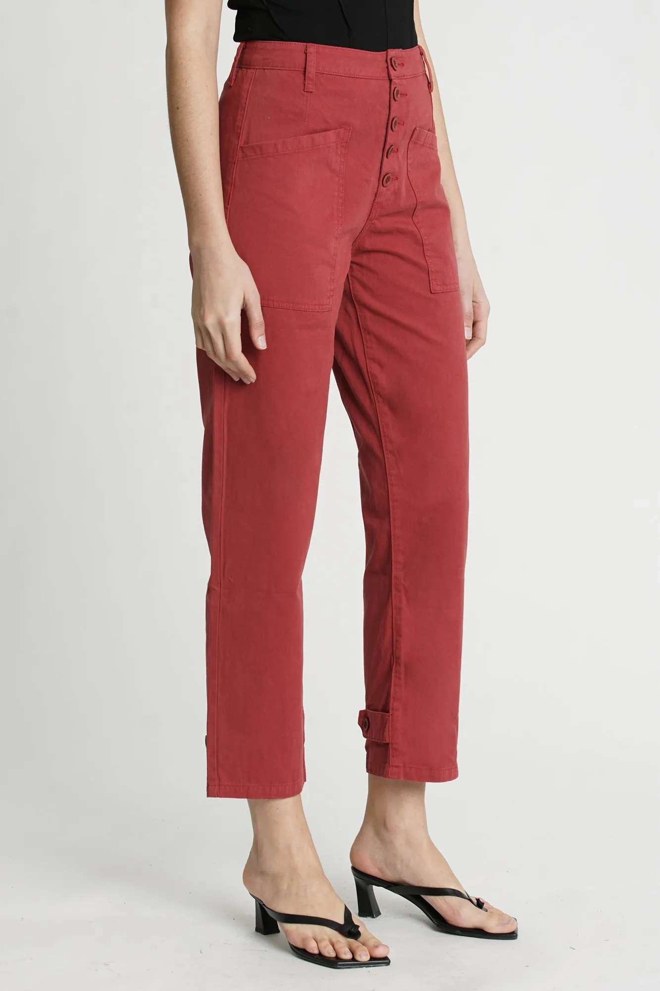 Tammy Trousers Crimson Red