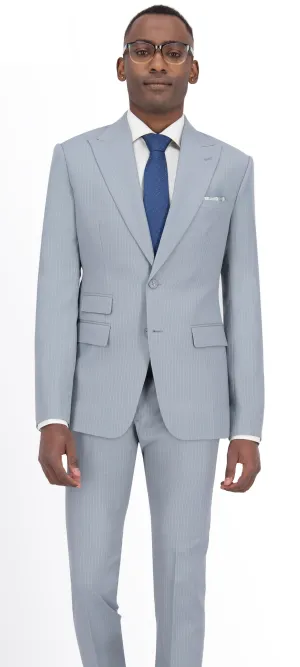 Thunder Grey Stripe Suit