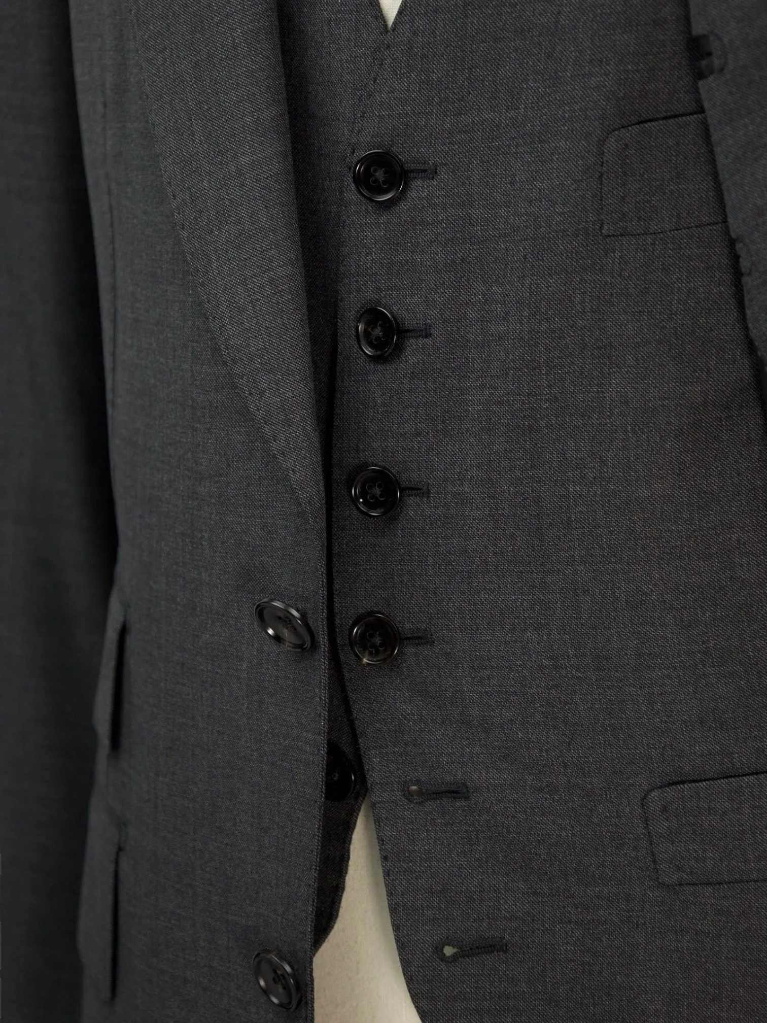 Tom Ford Light Grey Sharkskin Shelton Suit