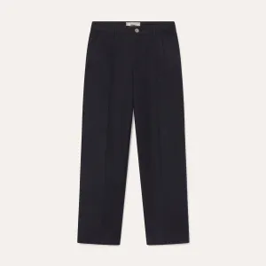 Twill Wide Leg Trousers