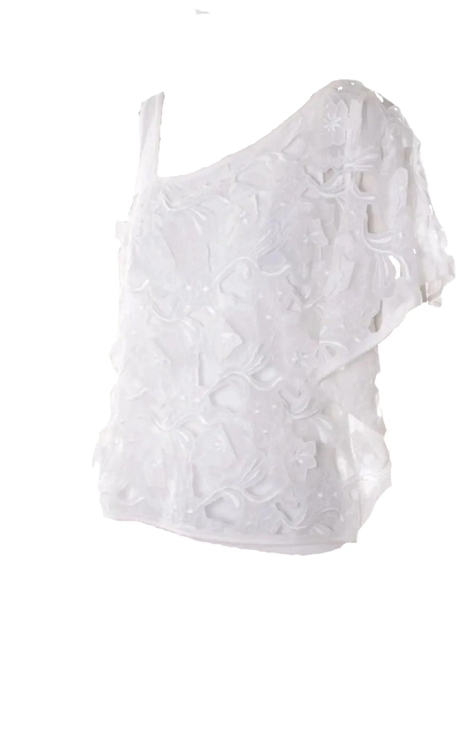 Ulla Asymmetrical Embroidered Top