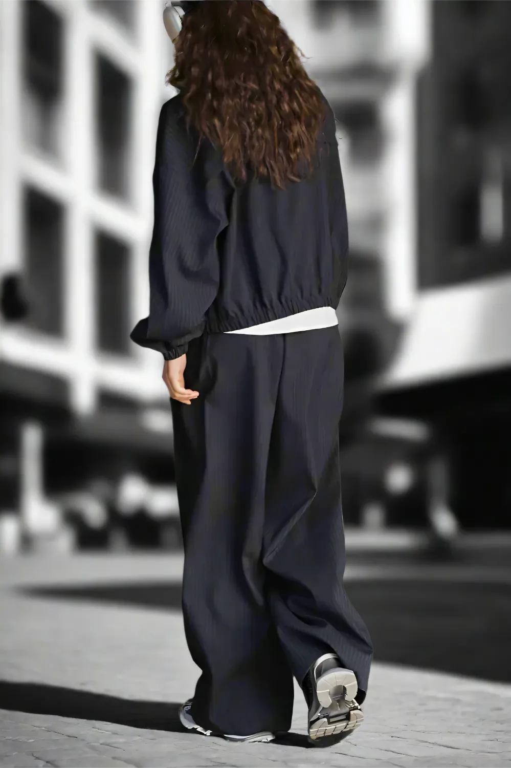 Urban Stride Wide-Leg Trousers