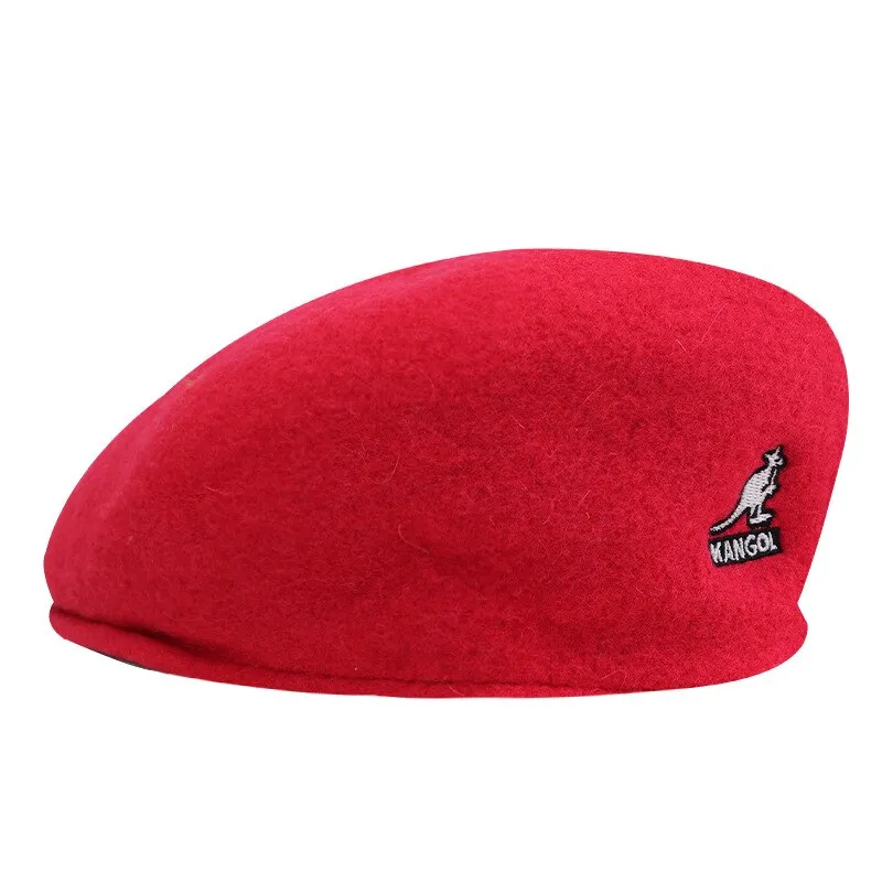 Versatile Kangaroo Wool Painter's Beret Hat