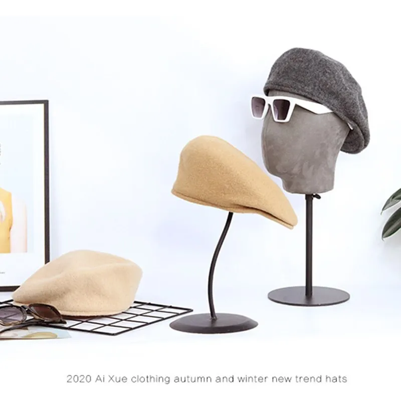 Versatile Kangaroo Wool Painter's Beret Hat
