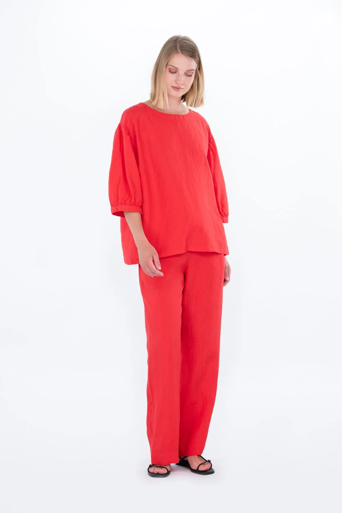Virna Trousers Red