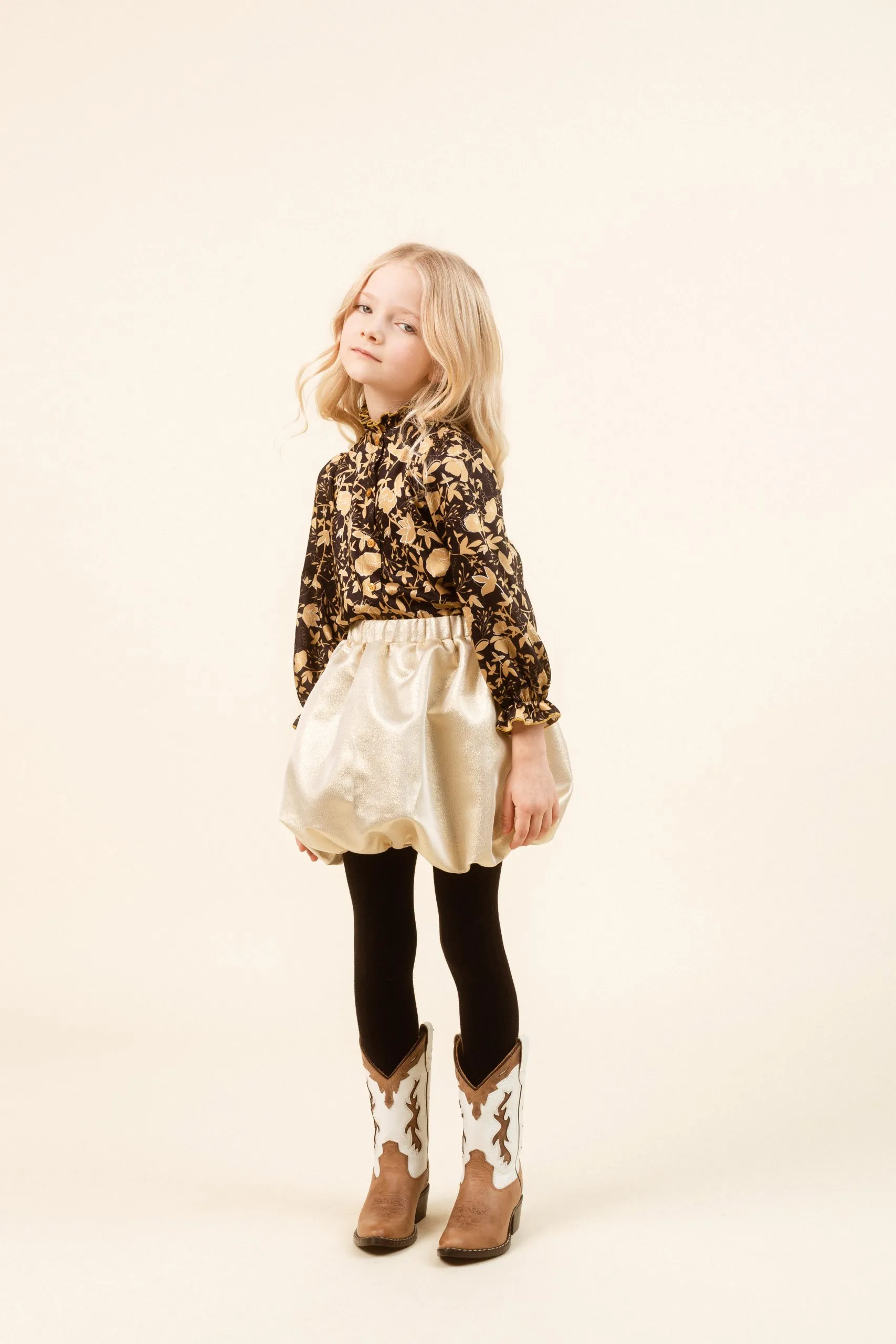 Viscose Blouse Snowbell Black