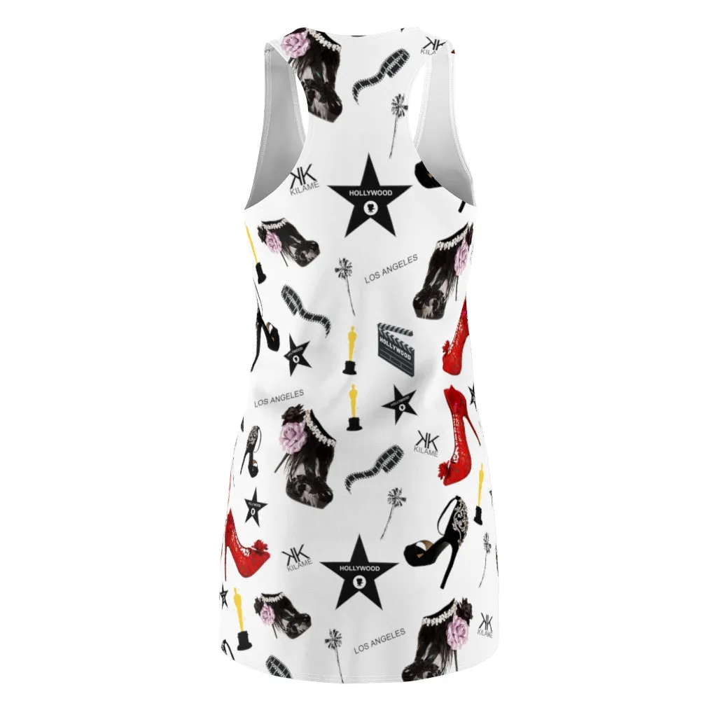 Women's Cut & Sew Racerback Dress 'Red Carpet Life'