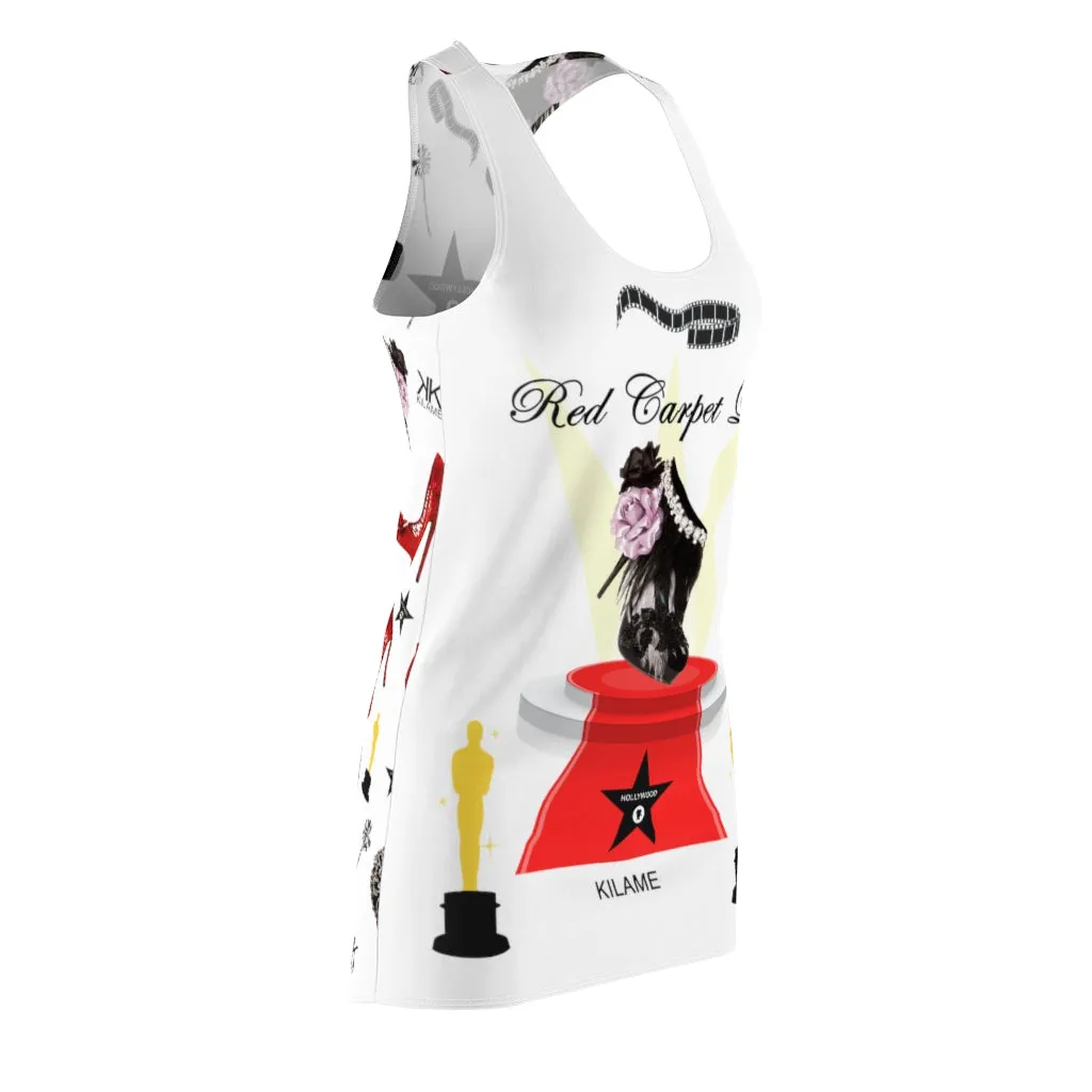Women's Cut & Sew Racerback Dress 'Red Carpet Life'