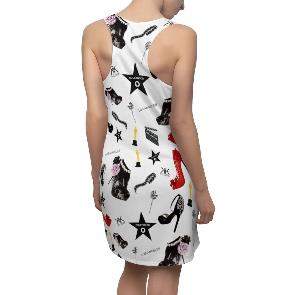 Women's Cut & Sew Racerback Dress 'Red Carpet Life'