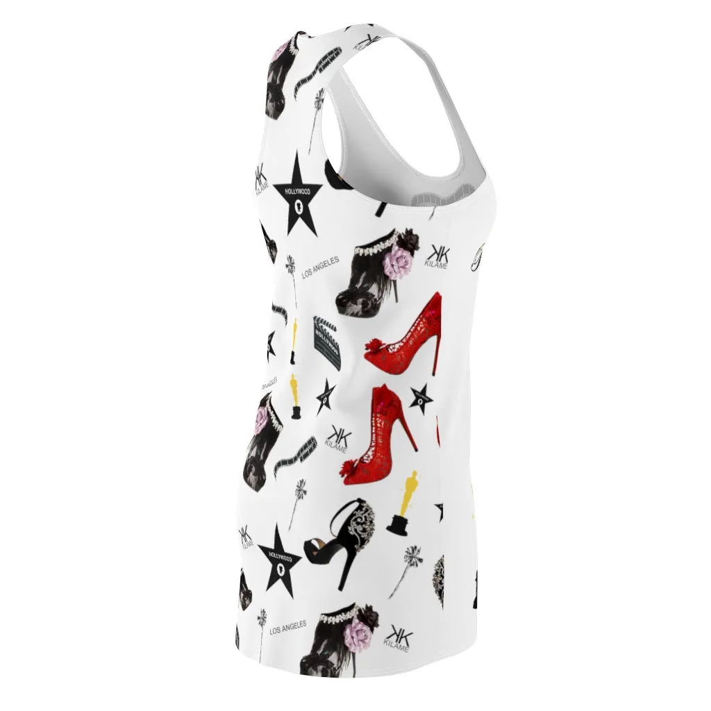 Women's Cut & Sew Racerback Dress 'Red Carpet Life'