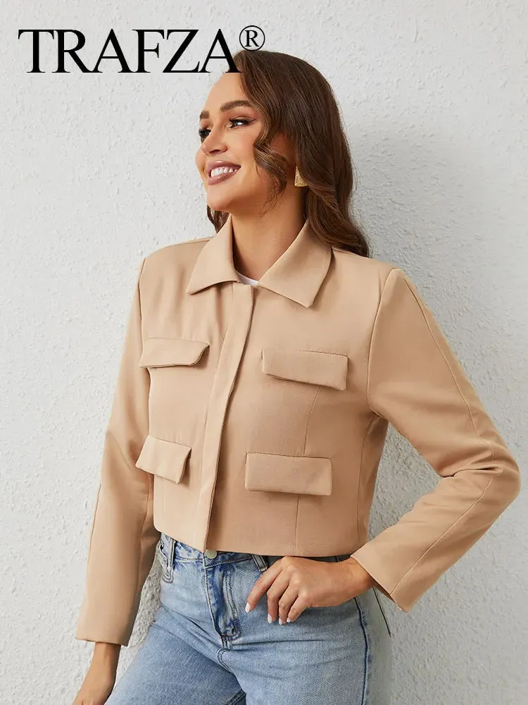 Women's Plush Burgundy Crop Long Sleeve Jacket