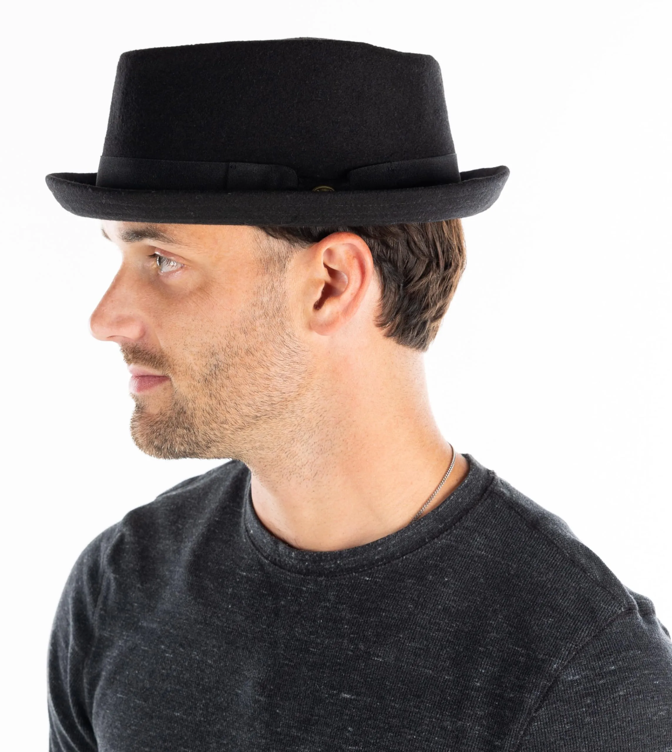 Wool Fedora Diamond Shaped by Funky Junque