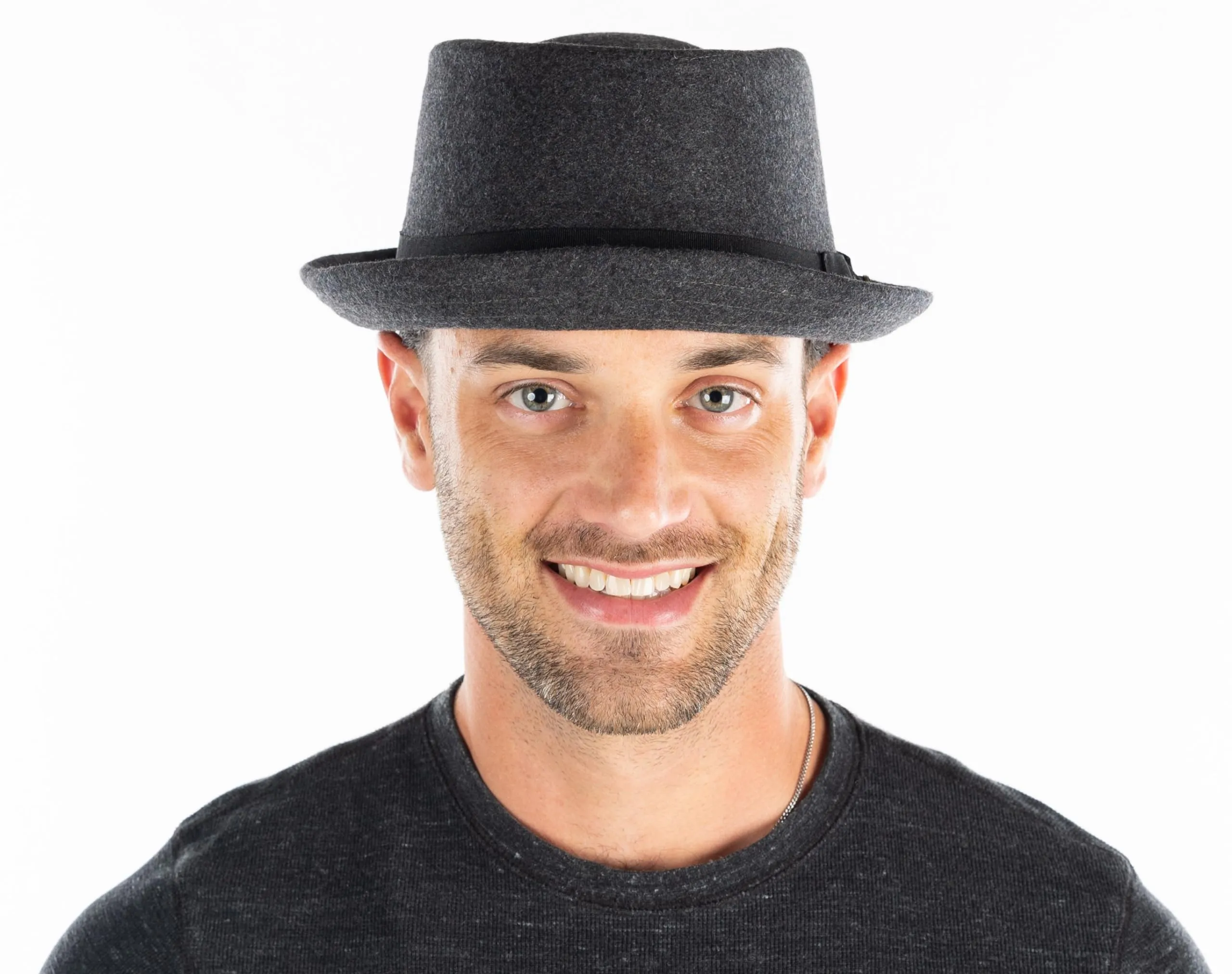 Wool Fedora Diamond Shaped by Funky Junque