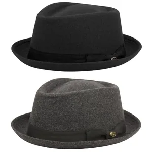 Wool Fedora Diamond Shaped by Funky Junque