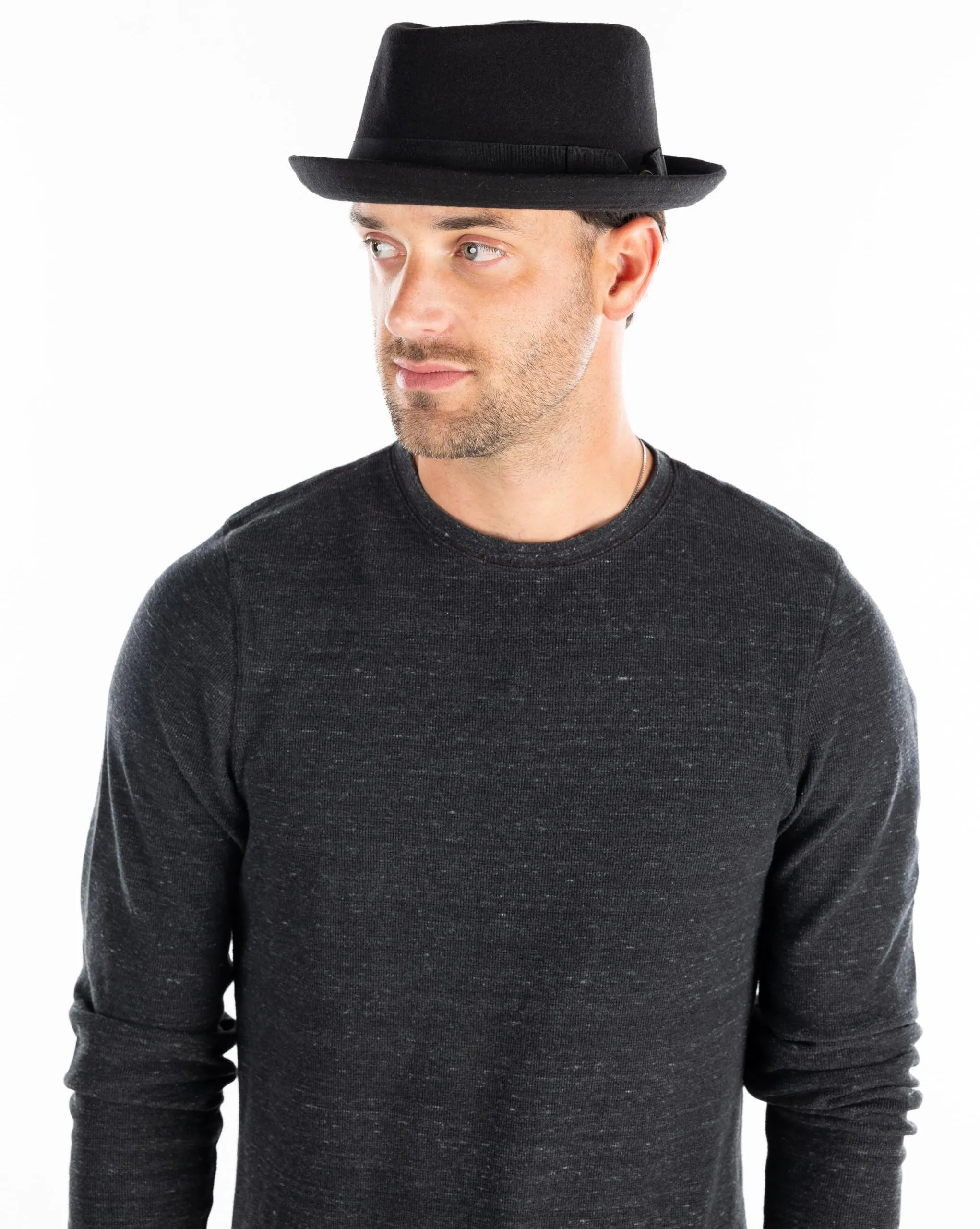 Wool Fedora Diamond Shaped by Funky Junque