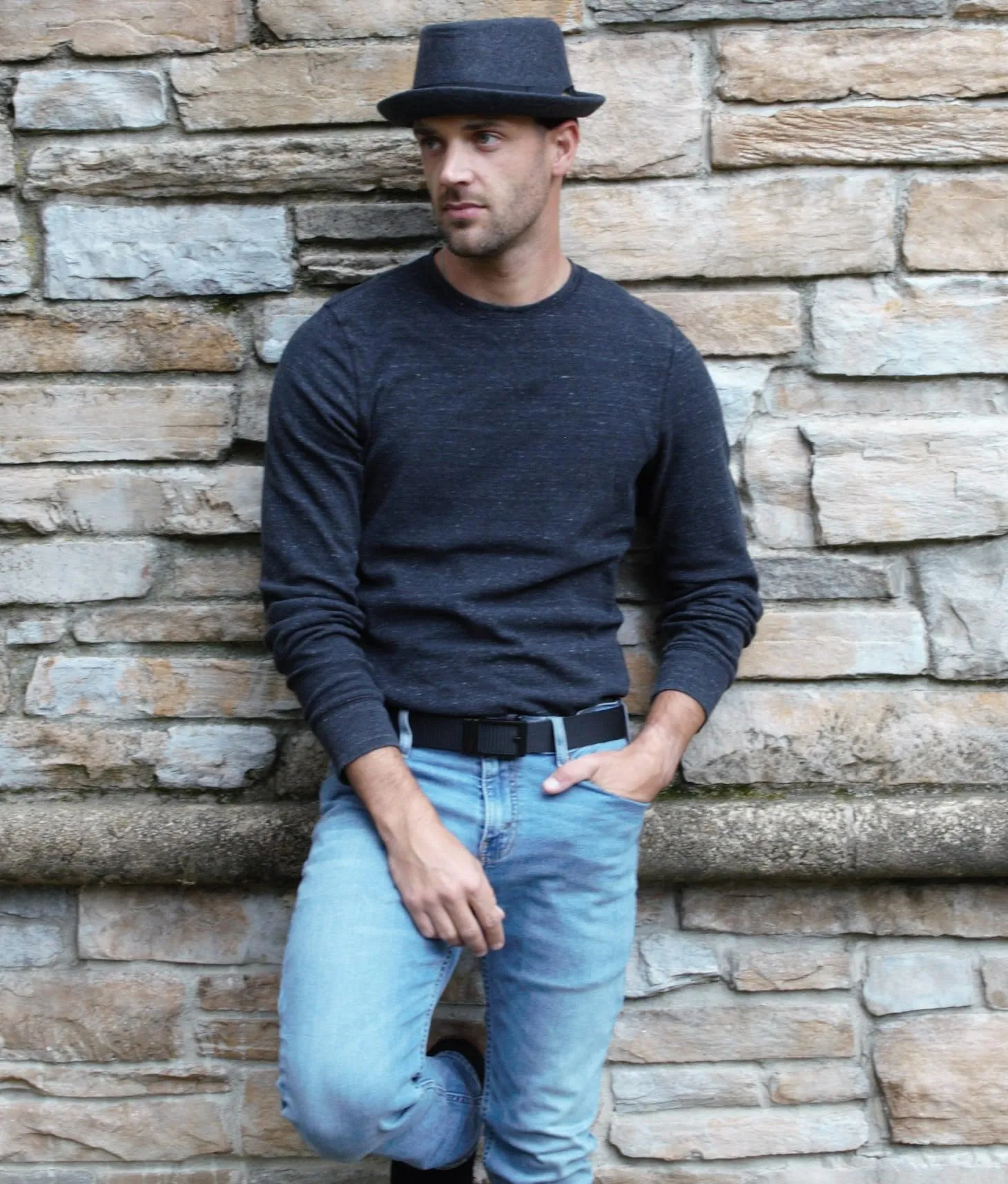 Wool Fedora Diamond Shaped by Funky Junque