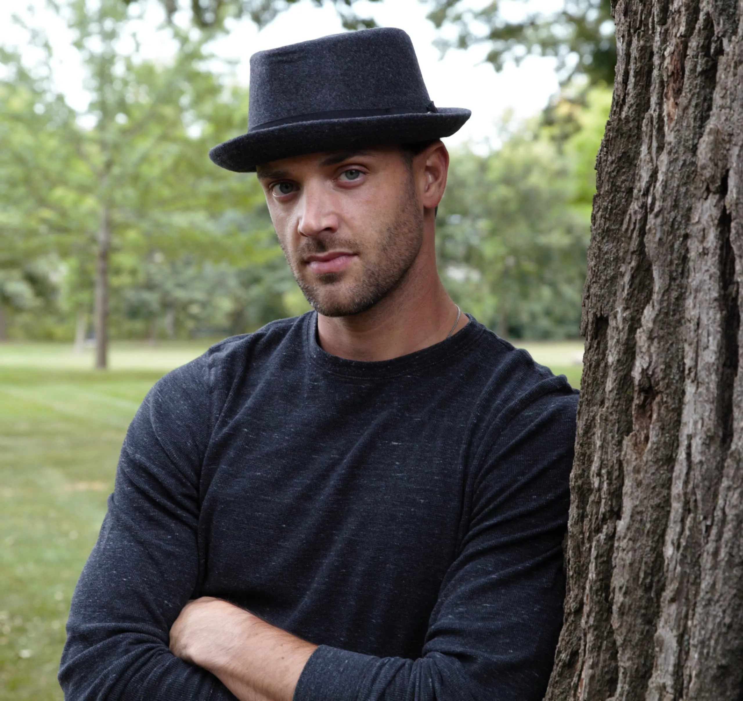 Wool Fedora Diamond Shaped by Funky Junque