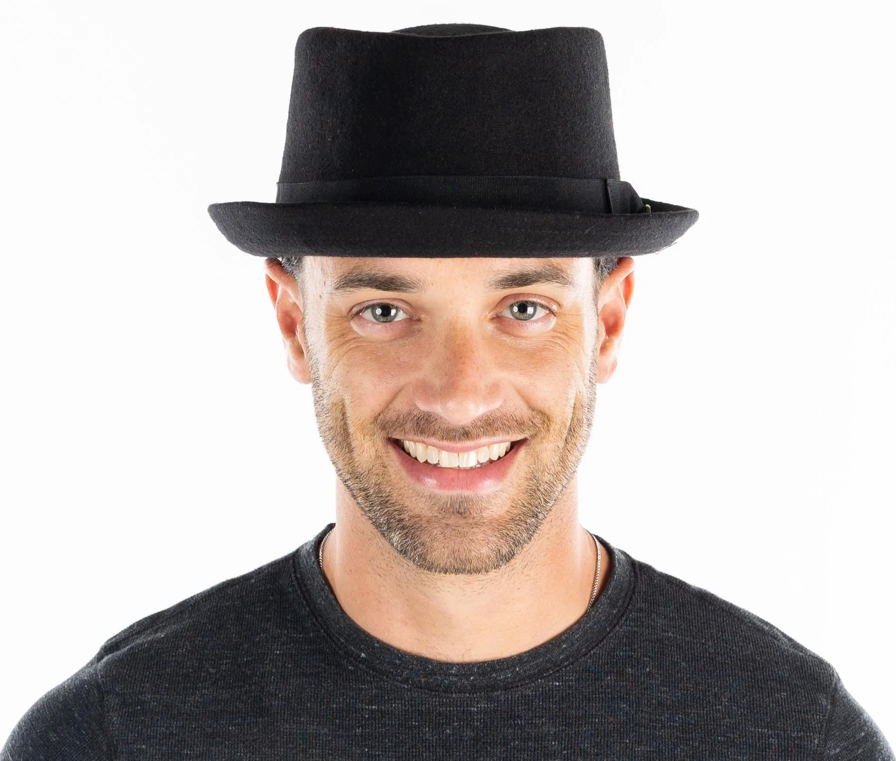 Wool Fedora Diamond Shaped by Funky Junque