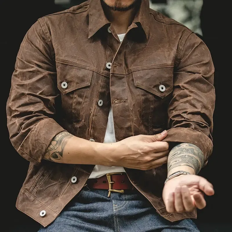 Y2K Retro Khaki Casual Jacket for Comfort and Durability