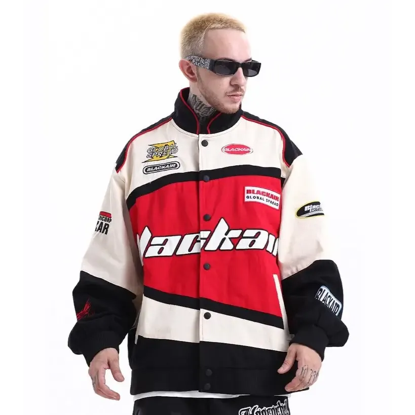 Y2K Varsity Jackets for Motorsport Enthusiasts