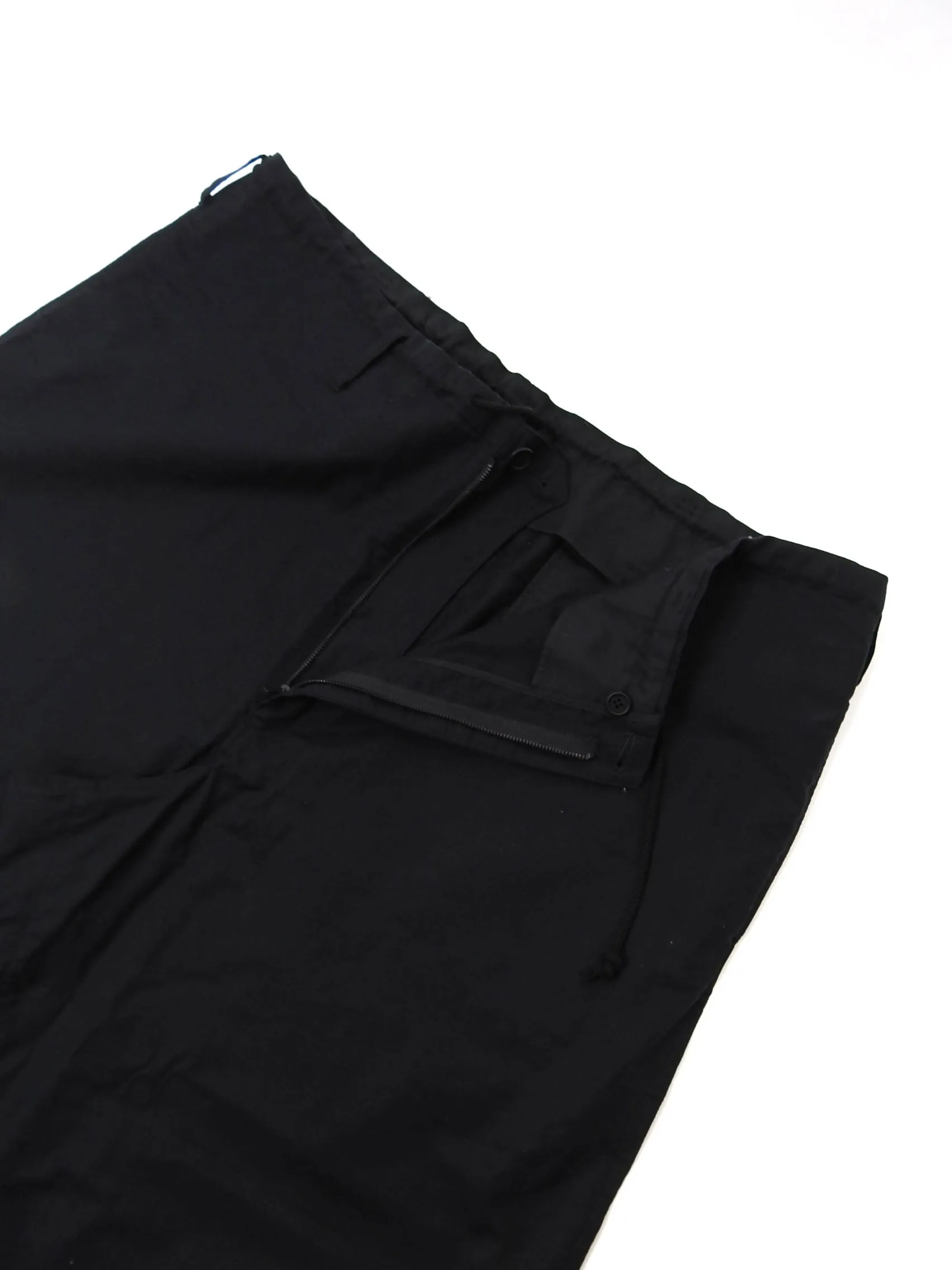Yohji Yamamoto Black Scandal Black Drawstring Trousers Size 2